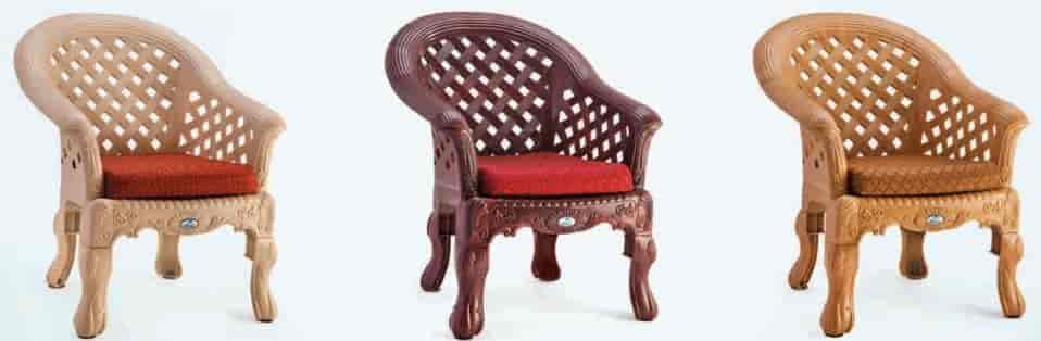 Luxura Single Seater, With Cushion, Plastic Molded
