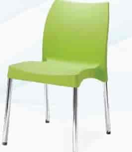 Novella 07, Solid Back, Armless Polypropylene Chair