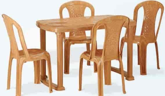 SHAHENSHAH Rectangular Dining Table, Polypropylene